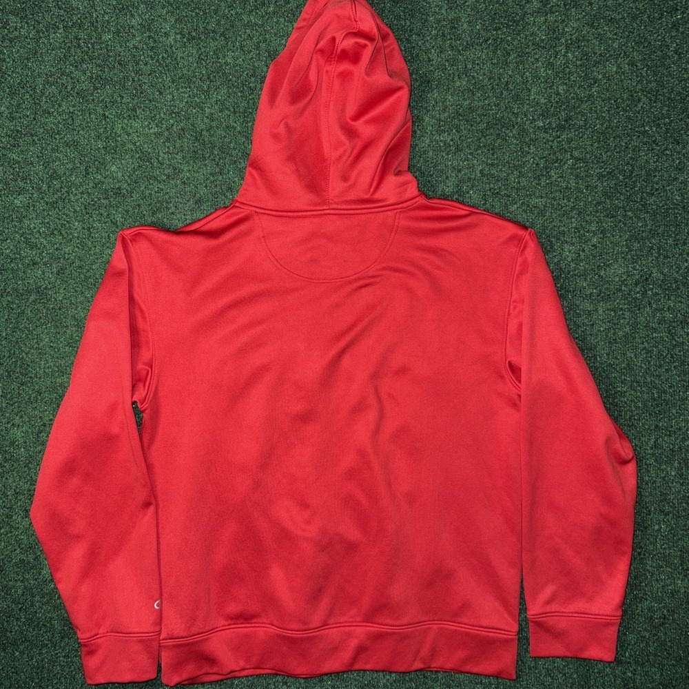 Men's Georgia Bulldogs Red Hoodie Embroidered Size Medium S8 - Picture 6 of 7